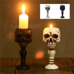 ☠️Cubic Skull Pillar Candle Holder☠️