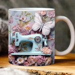 New 3D sewing machine mug🎁A good choice for Christmas gift