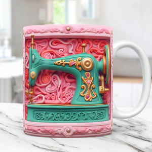 New 3D sewing machine mug🎁A good choice for Christmas gift