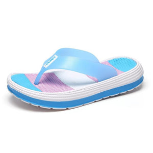 Women Soft Rainbow Flip-Flops Slippers