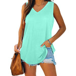 Swallowtail Sleeveless Solid Color Vest