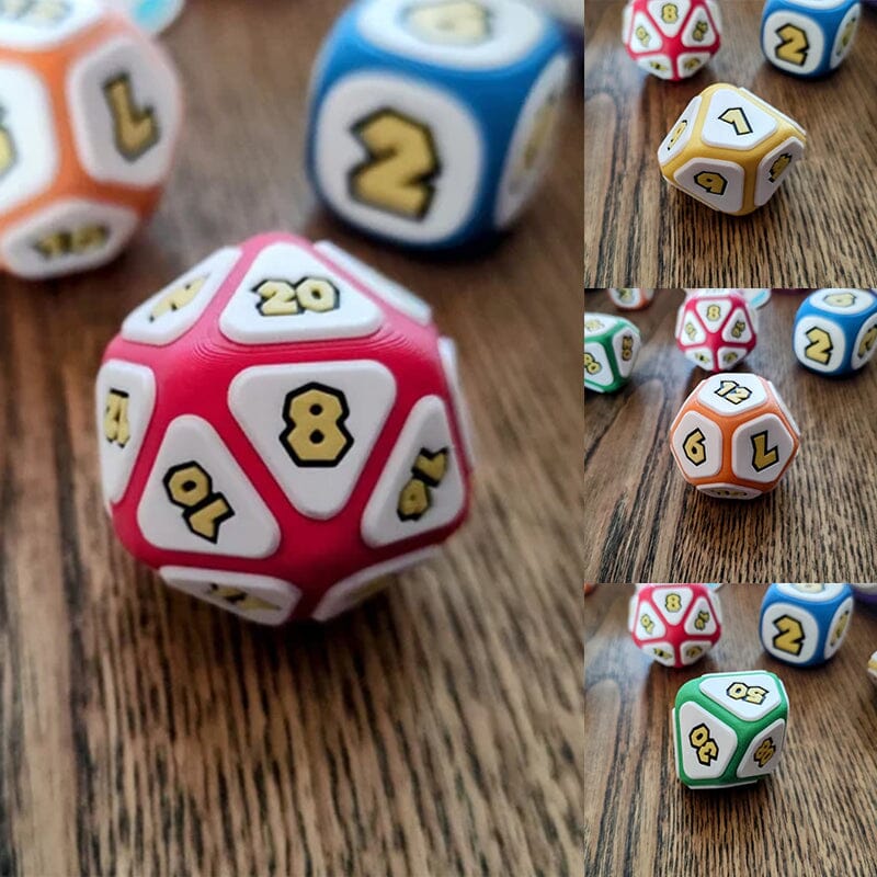 🍄Mushroom Party Tabletop Roleplaying Game Dice Set (DnD)