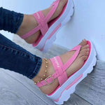 Women PU leather Breathable Lightweight Sandals