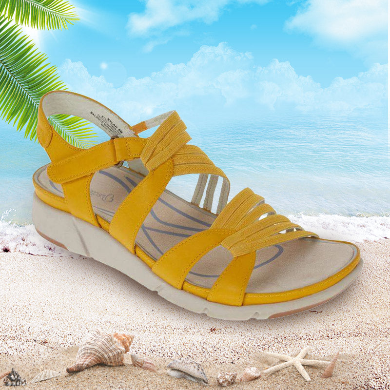 Women's Orthopedic Strappy Wedge Sport Sandal