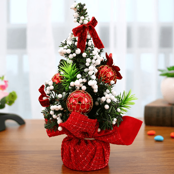 Tabletop Christmas Ornament Tree