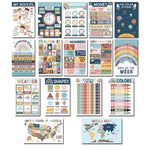 📚Boho PreK Educational Posters 16 pcs