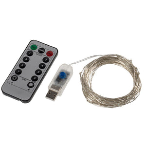 Christmas USB remote control copper wire light string