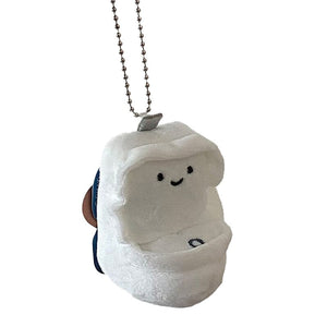 Funny Toilet Plush Pendant