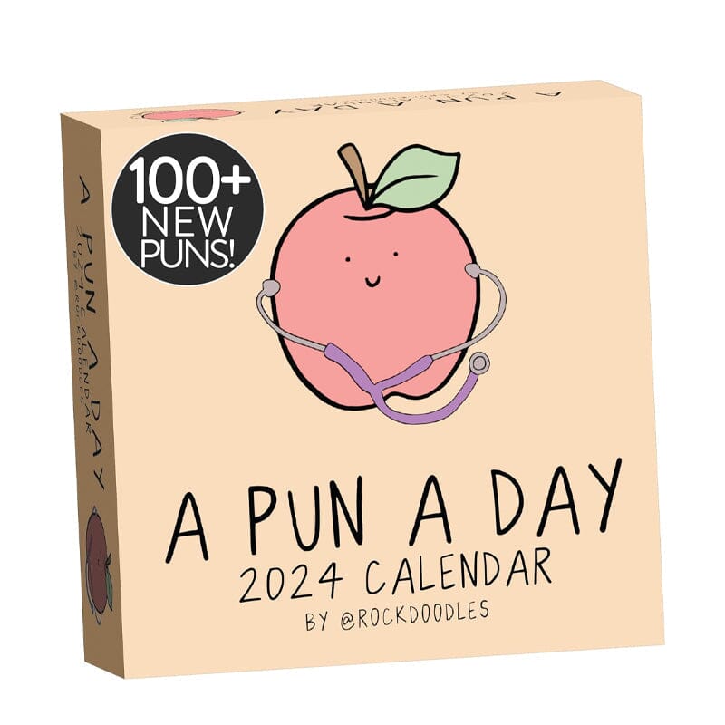 2024 Punny Day-to-Day Desk Calendar - A Year of Laughs & Daily Fun!