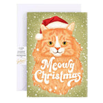 Christmas Cat Greeting Card