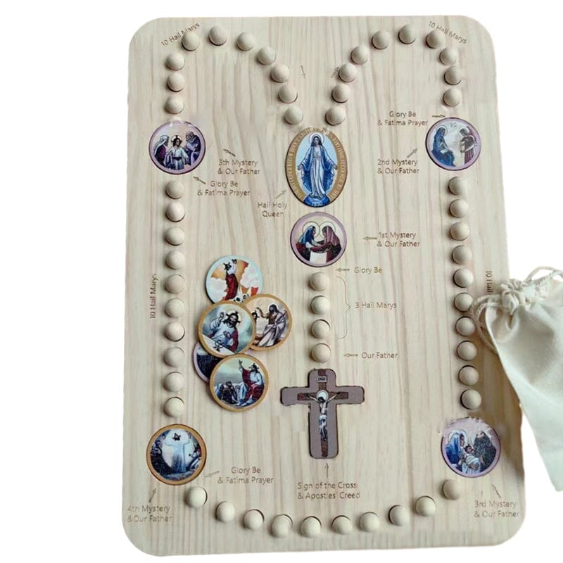 Wooden Rosary Board