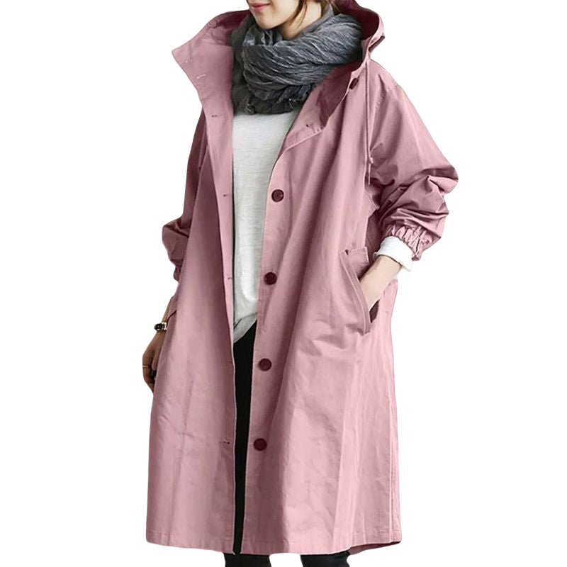 Temperament Waist Long Sleeve Coat