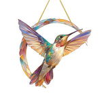 💖 Hummingbird Suncatcher Colorful Window Hanging 💥