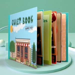 Busy Book for Kids to Develop Learning Skills Quiet Book Preschool Educational Toy