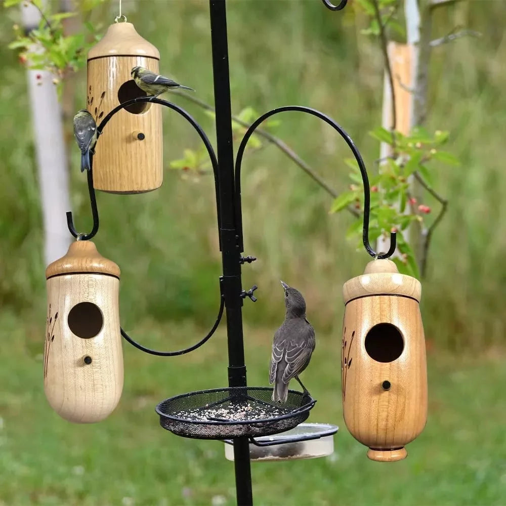 Wooden Hummingbird House - Gift for Natural Lovers