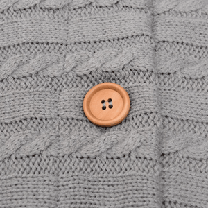 Baby knit button sleeping bag