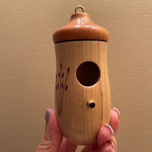 Wooden Hummingbird House - Gift for Natural Lovers