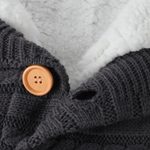 Baby knit button sleeping bag