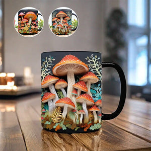 3D Magic Mushrooms Mug