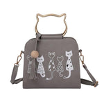 Crossbody Cat Pattern Handbag