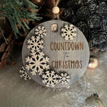 3D Santa Countdown to Christmas Ornament