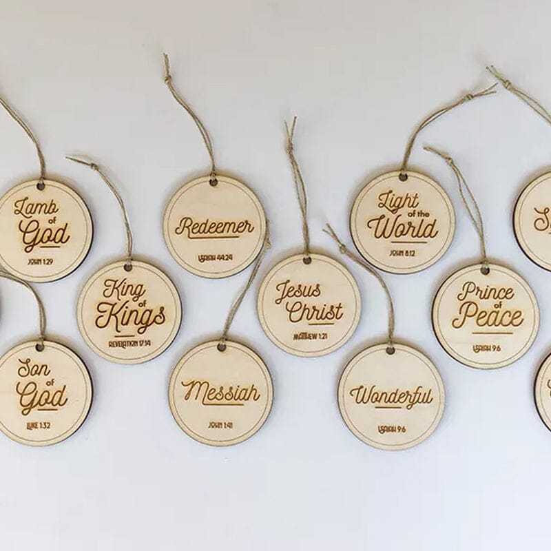 🎄Names Of Jesus Christ Ornaments🎁