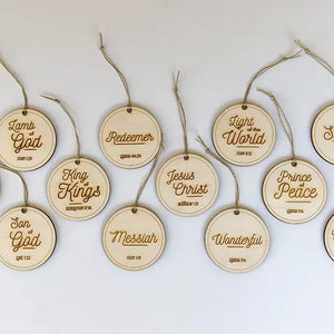 🎄Names Of Jesus Christ Ornaments🎁