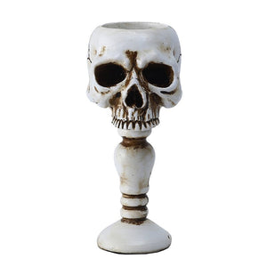 ☠️Cubic Skull Pillar Candle Holder☠️