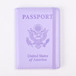 PU Leather RFID Passport Holder