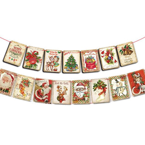 Vintage Style Christmas Banner