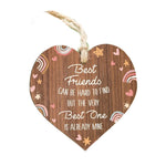 Friendship Heart Shaped Wooden Gift