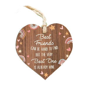 Friendship Heart Shaped Wooden Gift