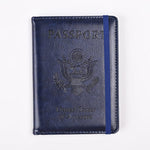 PU Leather RFID Passport Holder