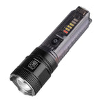 Super Bright Long Range White Laser Zoom Flashlight