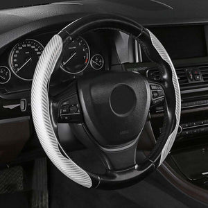 Universal Laser Carbon Fiber Pattern Steering Wheel Cover