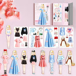 👗Magnetic Princess Dress Up Paper Doll👸