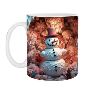 3D Christmas Hot Cocoa Inflated Mug