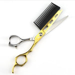 2 In 1 Hair Scissors With Comb