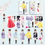 👗Magnetic Princess Dress Up Paper Doll👸