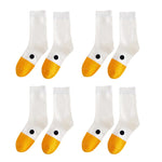 Duck Printed Cartoon Cute Socks