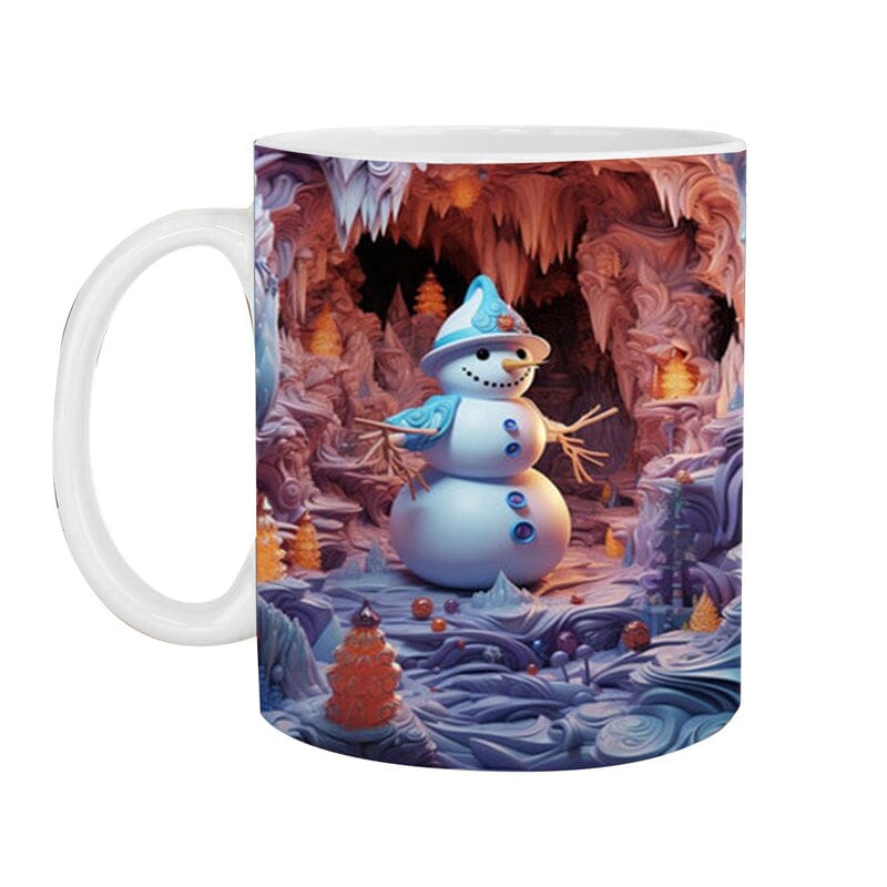 3D Christmas Hot Cocoa Inflated Mug