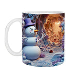 3D Christmas Hot Cocoa Inflated Mug